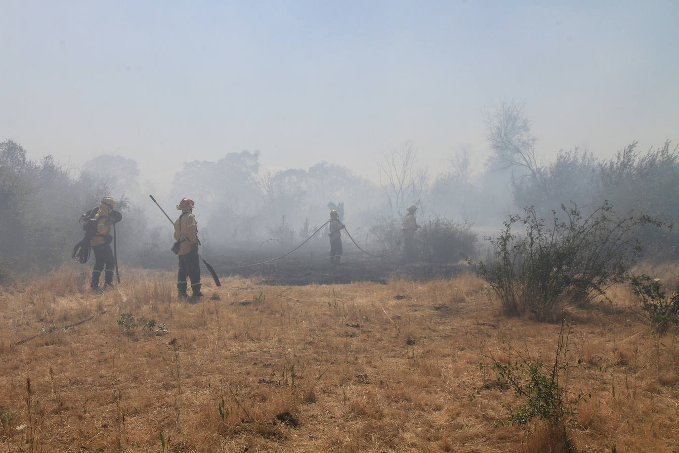 Fotos: Incendio en Trescasas (y 2)