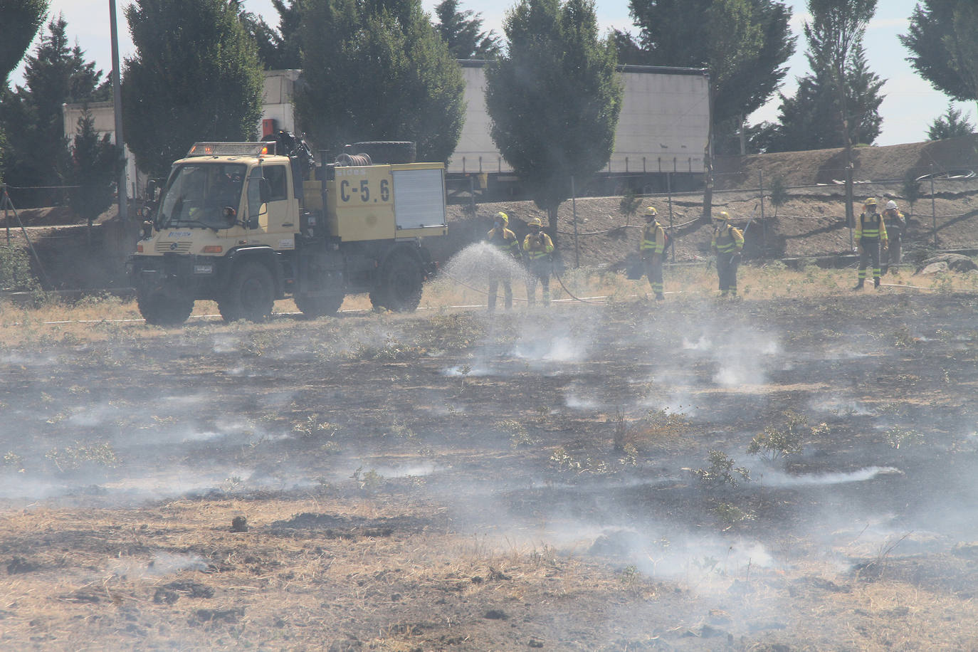 Fotos: Incendio en Trescasas (y 2)