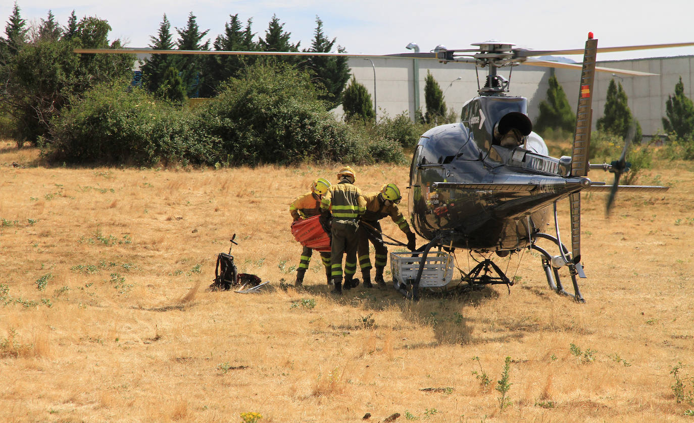 Fotos: Incendio en Trescasas (y 2)