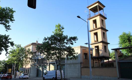 Antiguo parque de bomberos de la capital segoviana. 