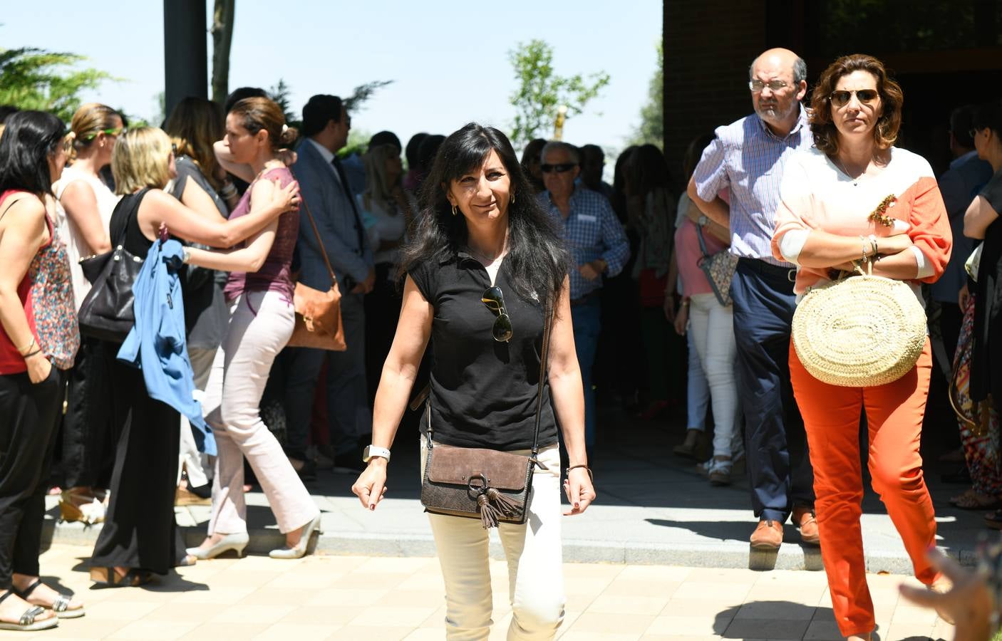Decenas de personas han abarrotado la capilla del tanatorio de las Contiendas para despedirse de la secretaria del Colegio de Abogados de Valladolid