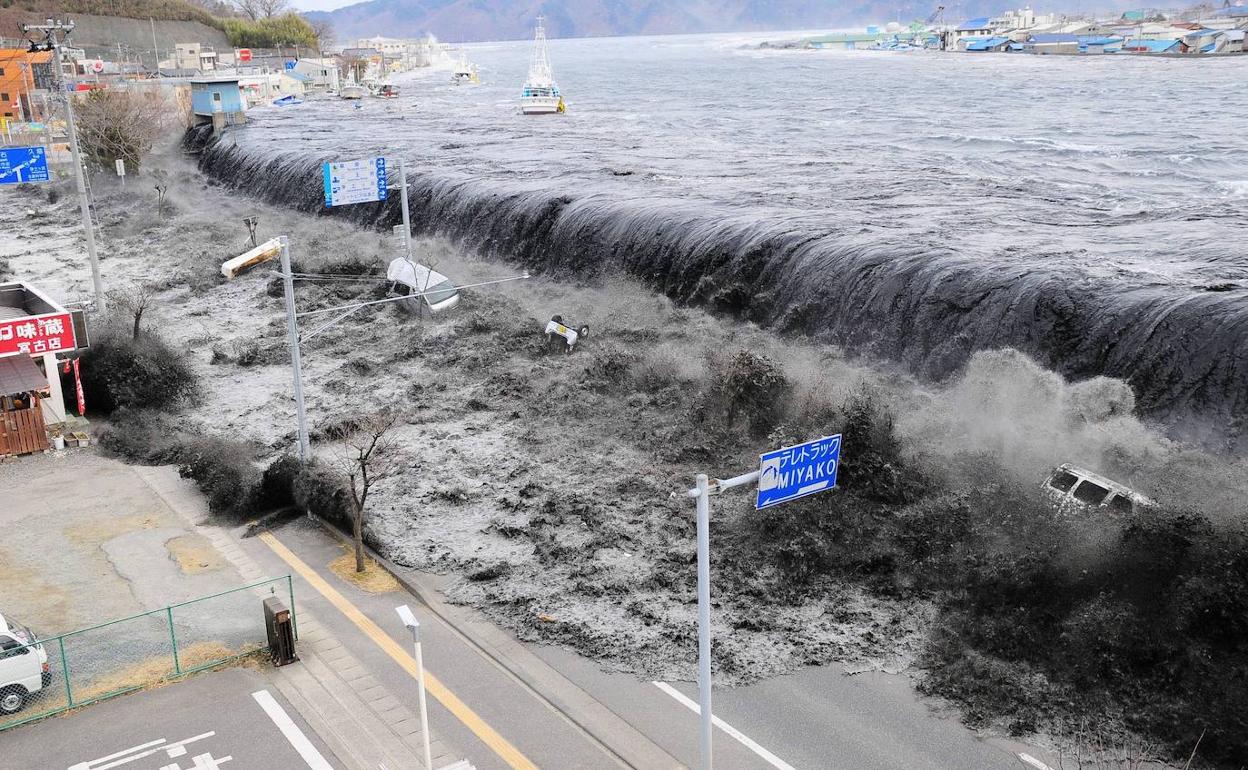 Tsunami en Japón.