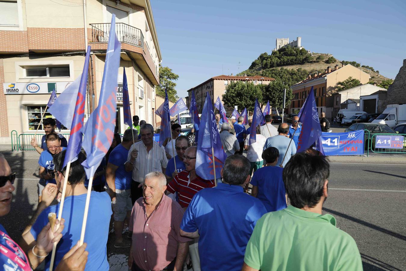 Fotos: Nueva protesta en Peñafiel para reclamar la Autovía del Duero