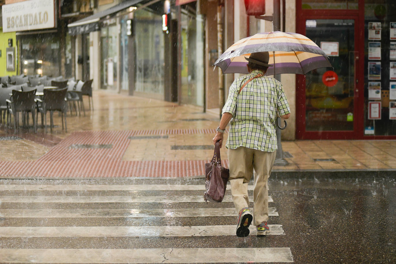 Fotos: Fuertes lluvias este sábado en Valladolid