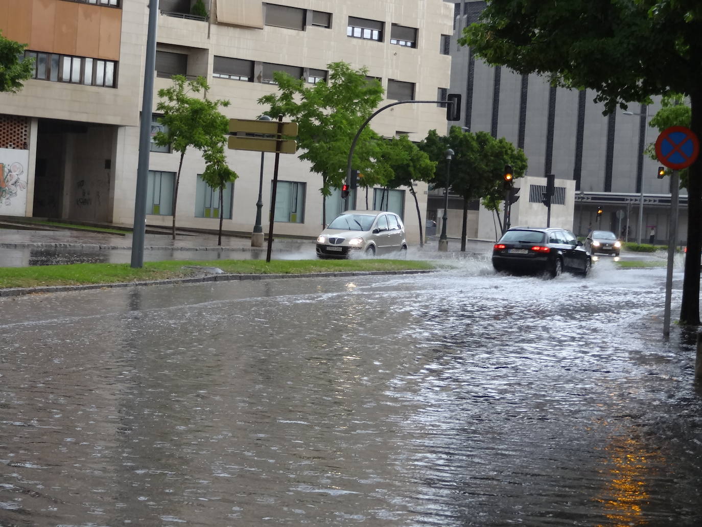 Fotos: Fuertes lluvias este sábado en Valladolid