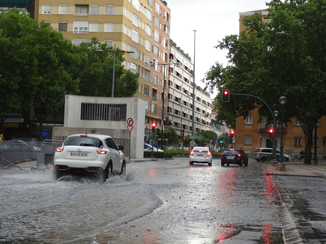 Fotos: Fuertes lluvias este sábado en Valladolid