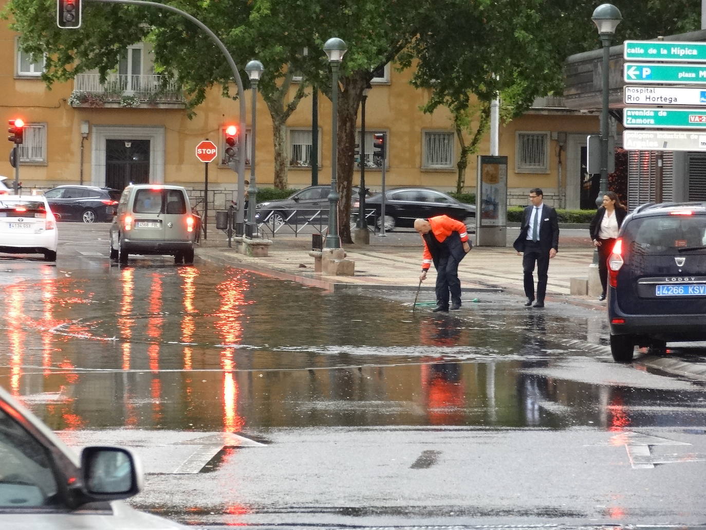 Fotos: Fuertes lluvias este sábado en Valladolid