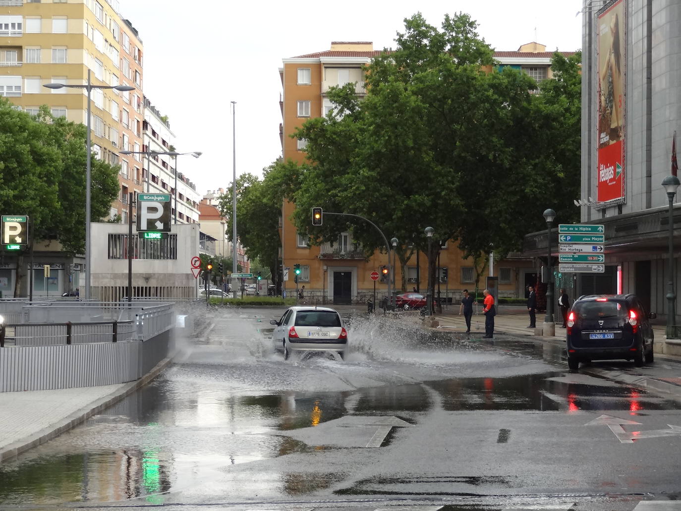 Fotos: Fuertes lluvias este sábado en Valladolid