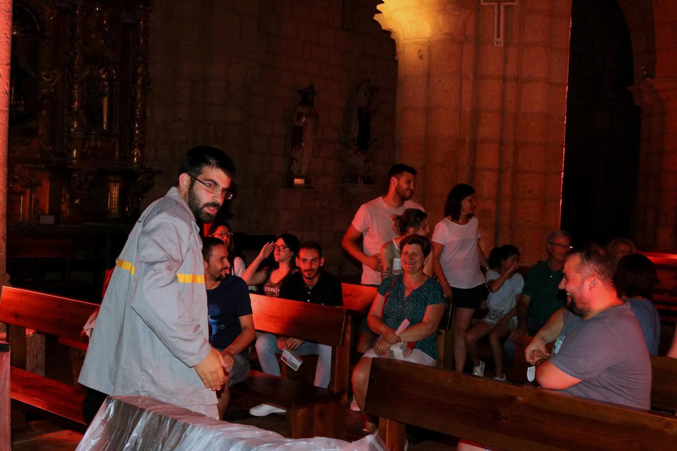 Fotos: Visita nocturna a la iglesia de Santa Maria la Mayor