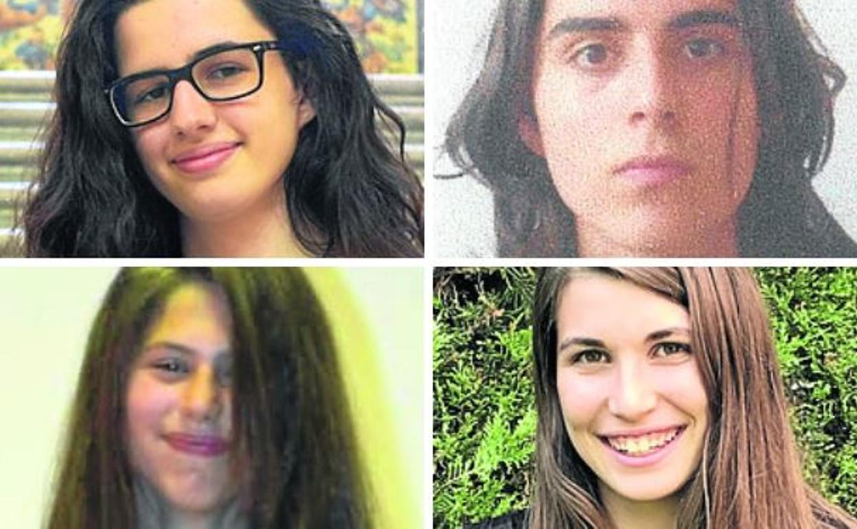 Los cuatro premios de Bachillerato de excelencia en Valladolid.