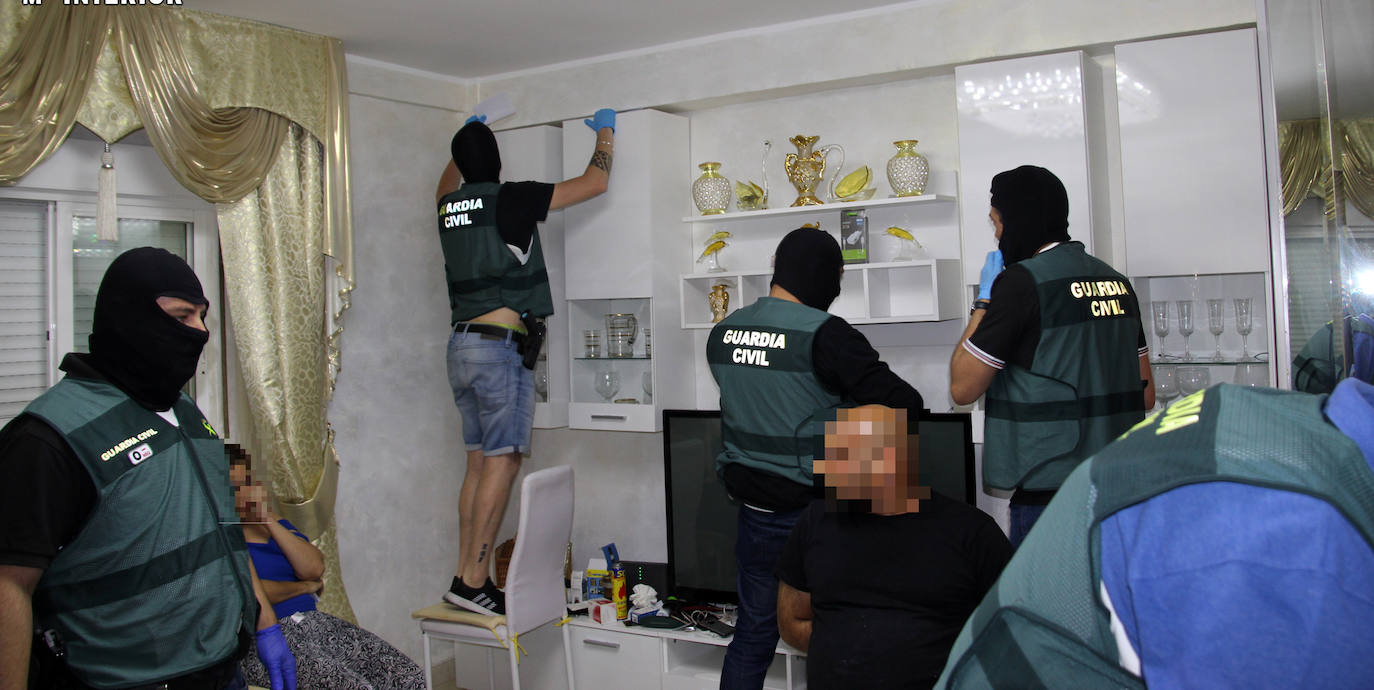 Fotos: OPERACIÓN ANTIDROGA DE LA GUARDIA CIVIL DE SEGOVIA