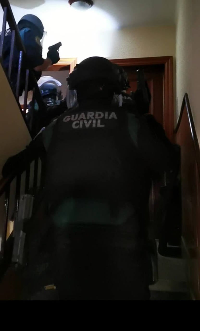 Fotos: OPERACIÓN ANTIDROGA DE LA GUARDIA CIVIL DE SEGOVIA
