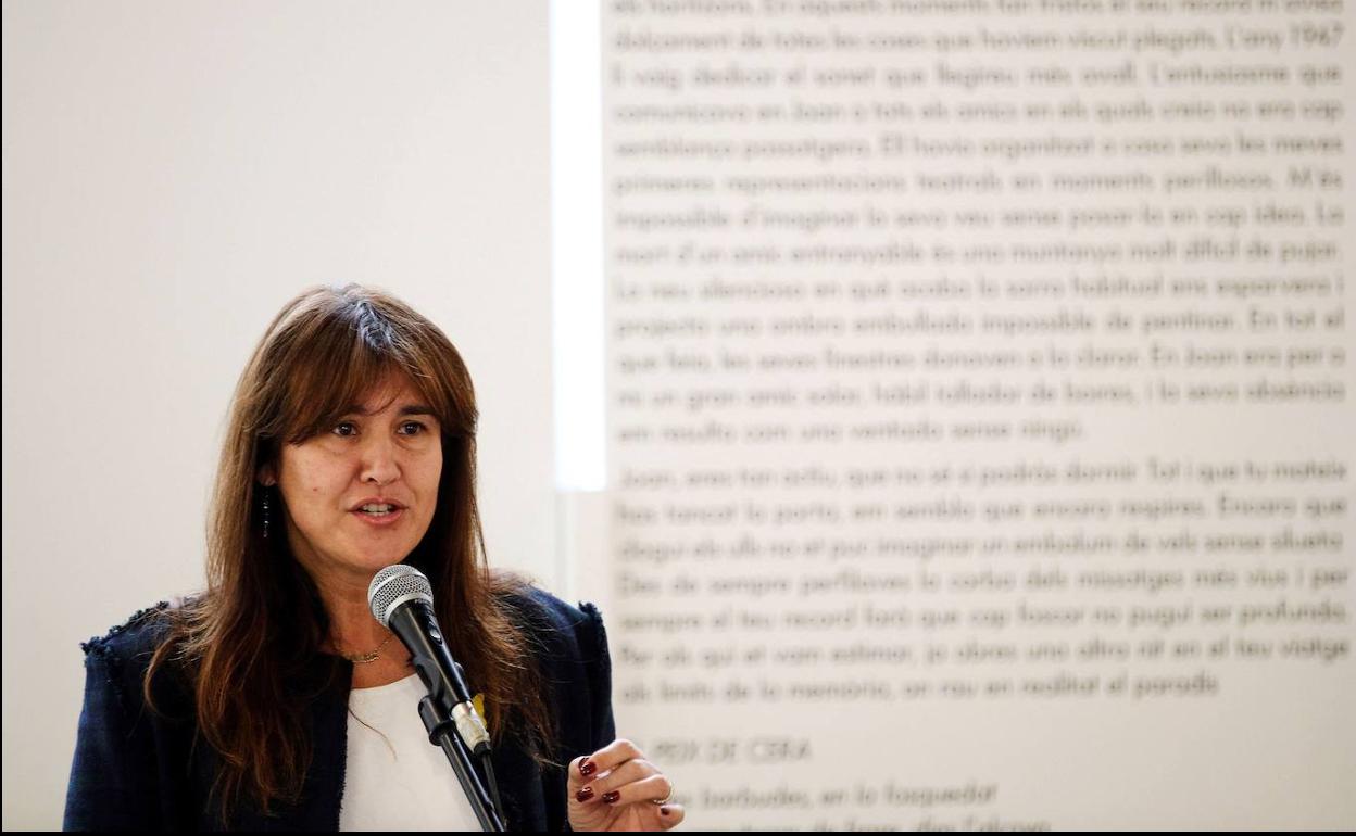 Laura Borrás, portavoz parlamentaria de Junts per Catalunya en el Congreso. 