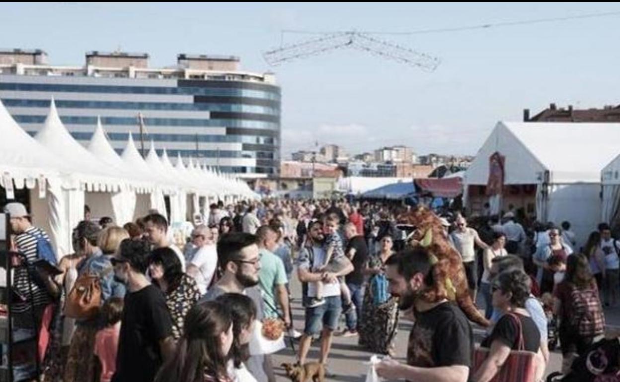 Recinto de la Semana Negra en Gijón, donde ocurrieron los hechos. 