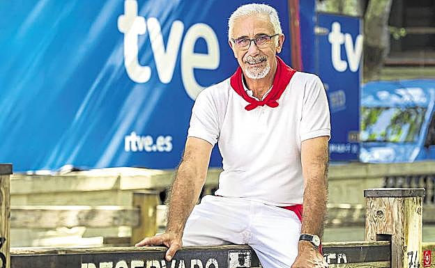 Javier Solano, presentador de los San Fermines.