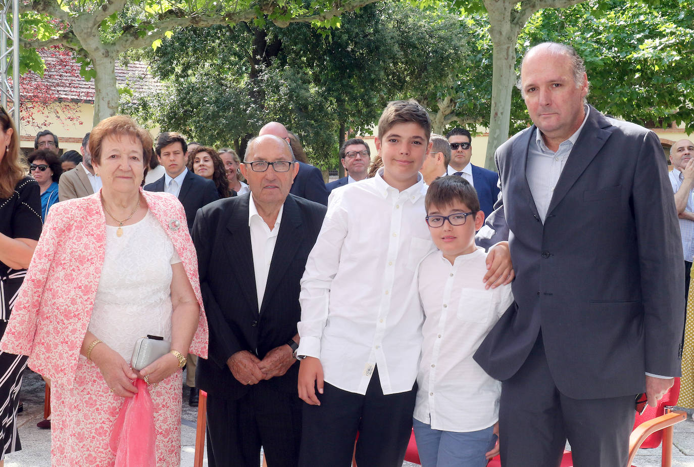 Familiares de Rocio Lucas. Los padres María Rosario Navas y Julian Lucas, sus hijos Jorge y Migél Ruiz Lucas y su marido Rafael Ruis González.