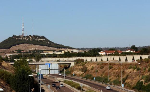 Imagen actual de las obras de la variante ferroviaria, junto a la Ronda VA-30. 