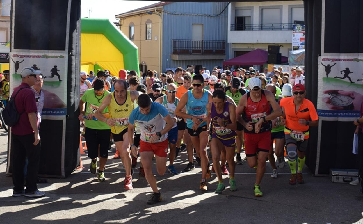 Salida de unas de las pruebas de Trail. 