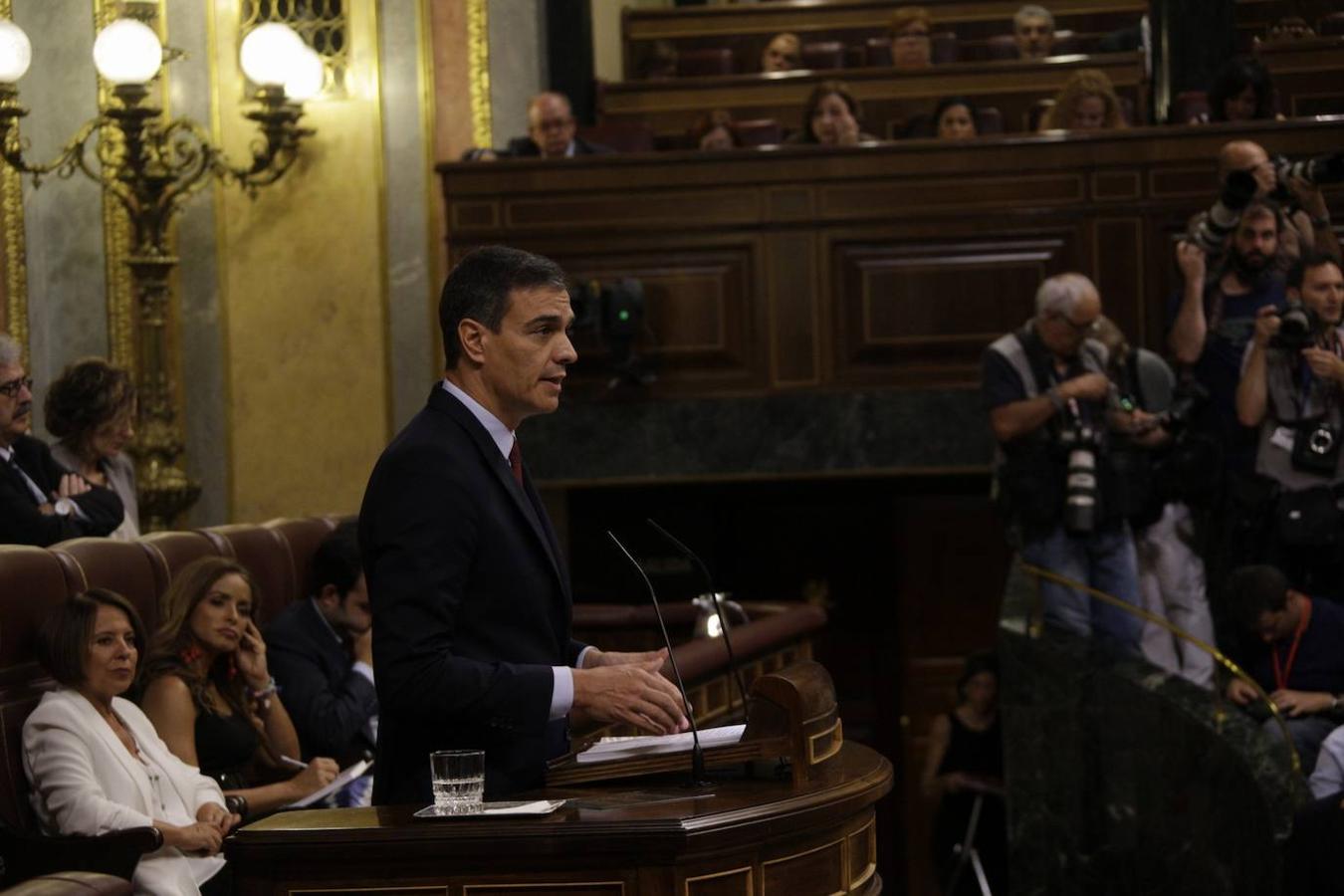 Pedro Sánchez toma la palabra.