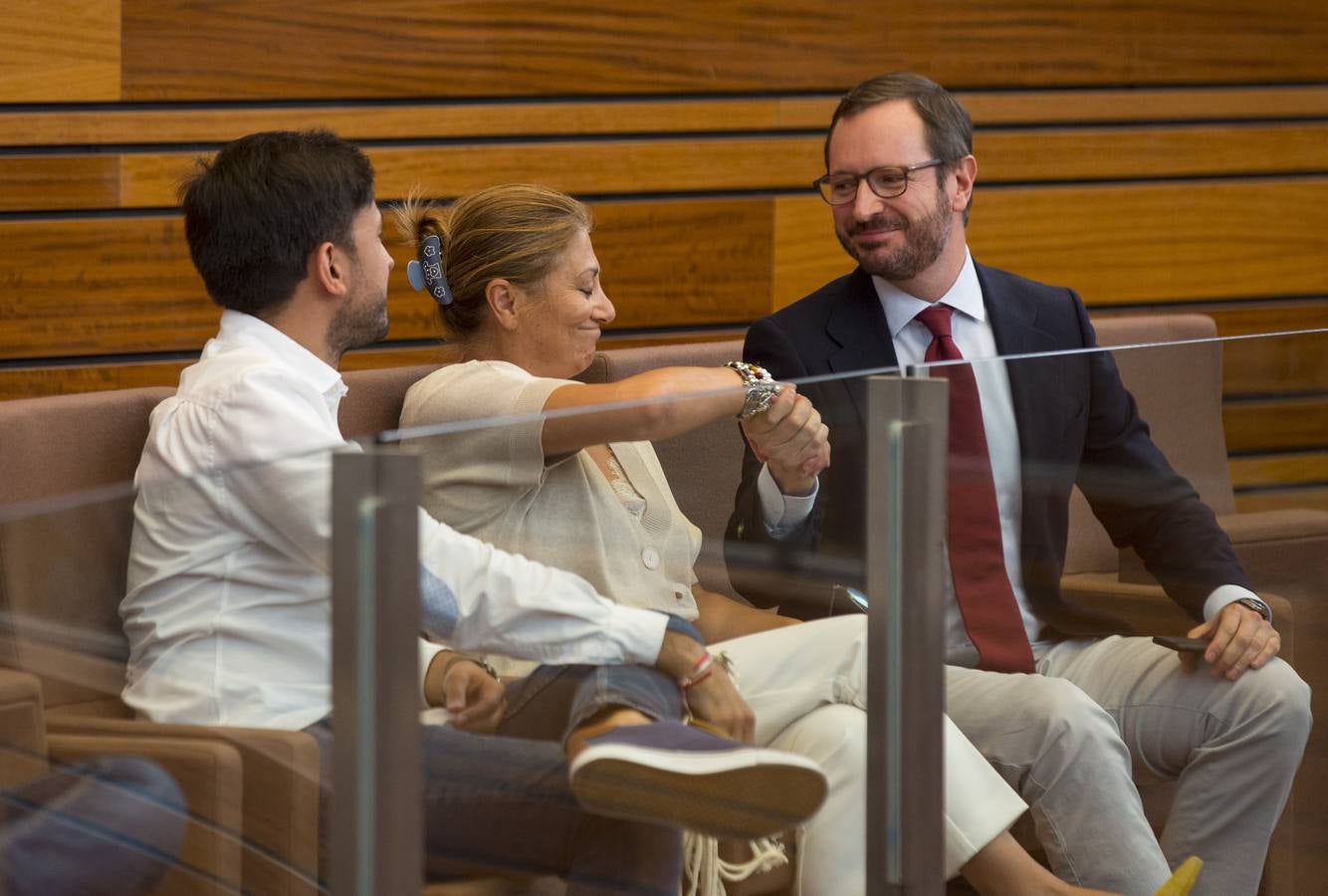 Los votos a favor de PP y Ciudadanos han convertido al vitoriano Javier Maroto en nuevo senador autonómico por Castilla y León | El vicesecretario de Organización del PP (sin vinculación anterior con la comunidad) ha sido elegido como miembro de la Cámara Alta, junto con los socialistas Teresa López y Fran Díaz, en una votación conjunta, no exenta de polémica.