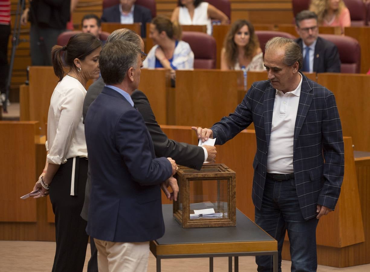 Los votos a favor de PP y Ciudadanos han convertido al vitoriano Javier Maroto en nuevo senador autonómico por Castilla y León | El vicesecretario de Organización del PP (sin vinculación anterior con la comunidad) ha sido elegido como miembro de la Cámara Alta, junto con los socialistas Teresa López y Fran Díaz, en una votación conjunta, no exenta de polémica.