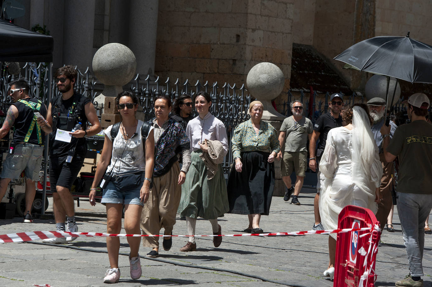 Fotos: Rodaje en Segovia de la serie televisiva &#039;Dime quién soy&#039;