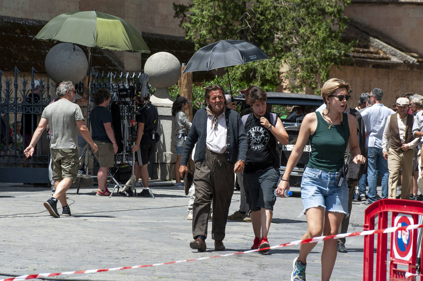 Fotos: Rodaje en Segovia de la serie televisiva &#039;Dime quién soy&#039;