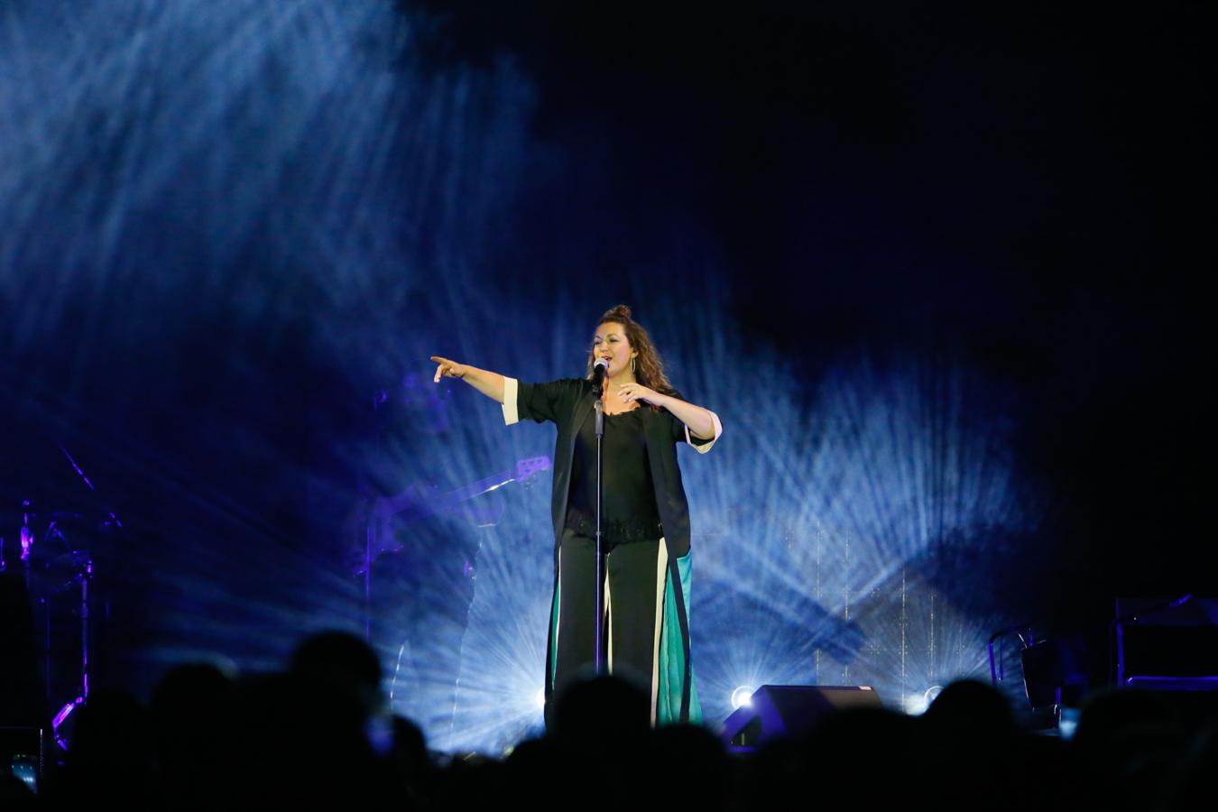 La cantante gaditana ha sido el plato fuerte de las fiestas de la localidad. salmantina