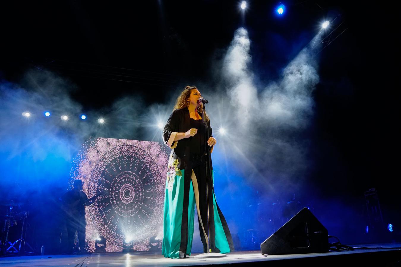 La cantante gaditana ha sido el plato fuerte de las fiestas de la localidad. salmantina