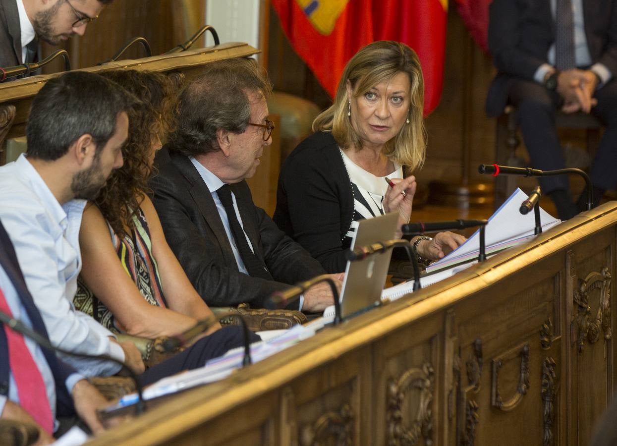 Fotos: Pleno en el Ayuntamiento de Valladolid