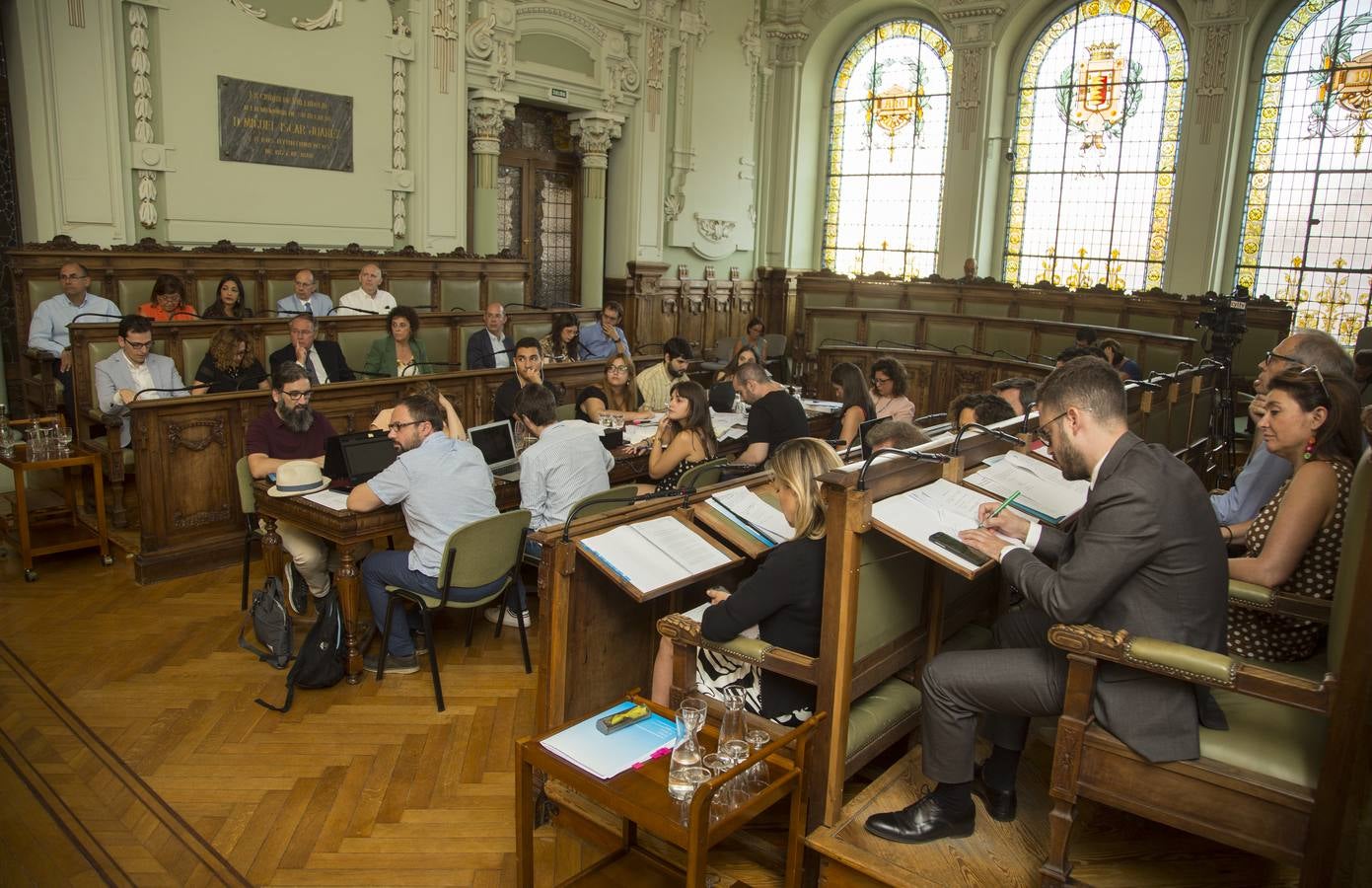 Fotos: Pleno en el Ayuntamiento de Valladolid