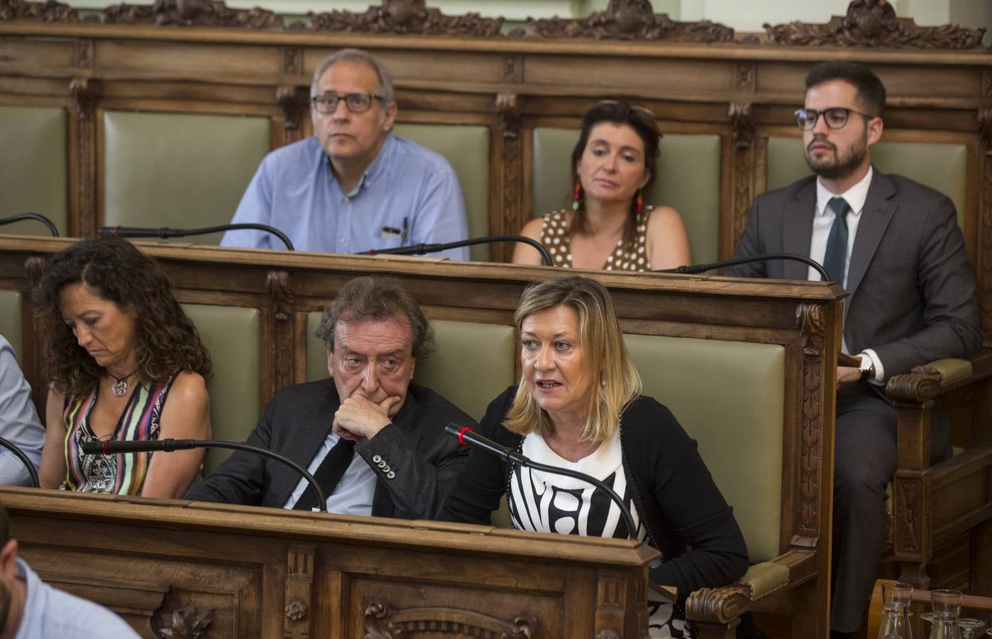 Fotos: Pleno en el Ayuntamiento de Valladolid