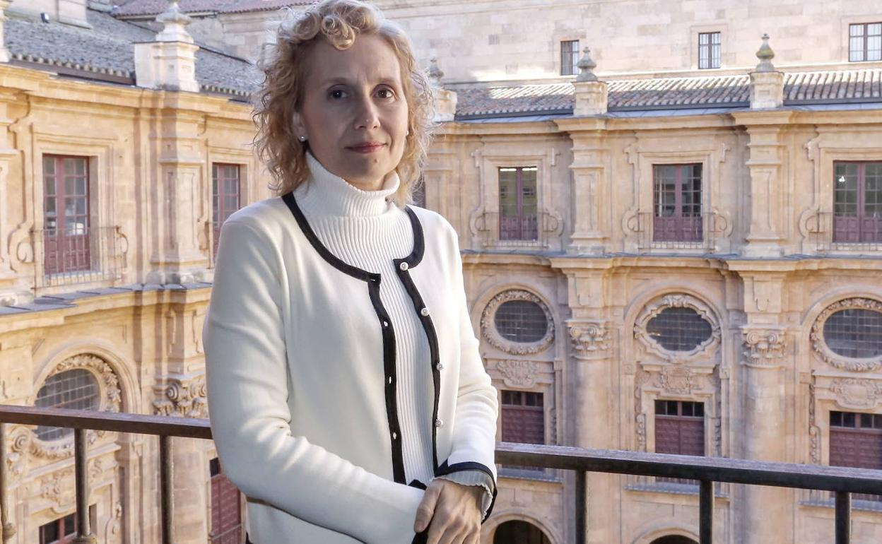 La rectora de la Universidad Pontificia de Salamanca, Miriam Cortés-