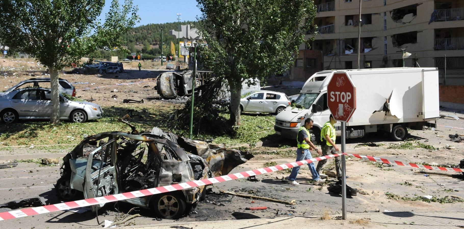 El 29 de julio de 2009, una furgoneta bomba con unos 200 kilos de explosivos colocada por la banda terrorista ETA en las traseras de la casa-cuartel de la Guardia Civil, explotó a las cuatro de la madrugada, provocando heridas, la mayoría leves a 60 personas y cuantiosos daños materiales