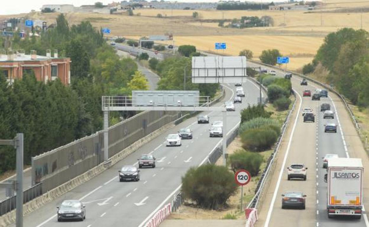 Autovía de Castilla cuya circulación ayer creció. 