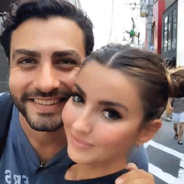 La 'influencer' Alexandra Pereira y su ya marido, Ghassan Vader.