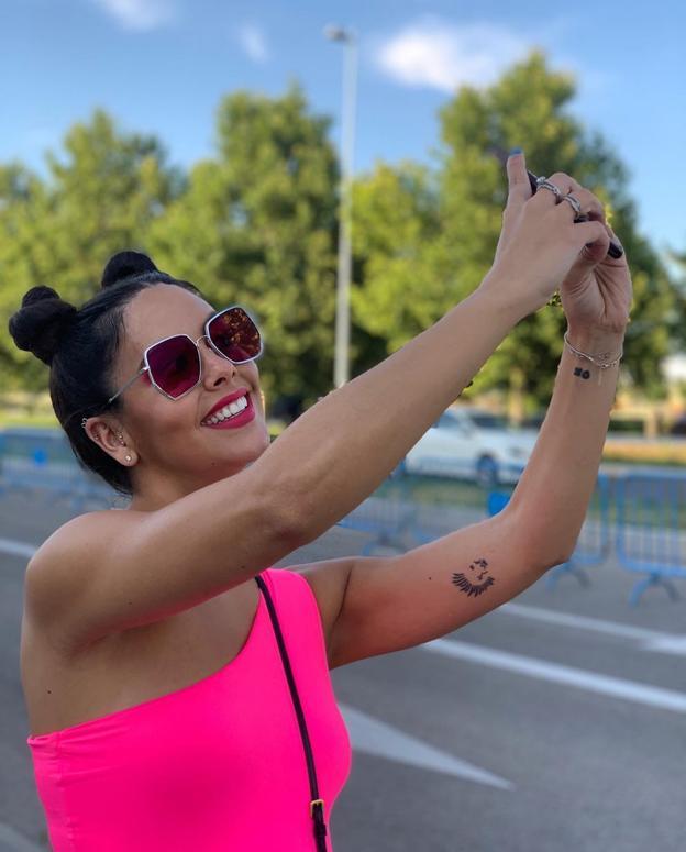 Pedroche en uno de sus infinitos 'selfies'.