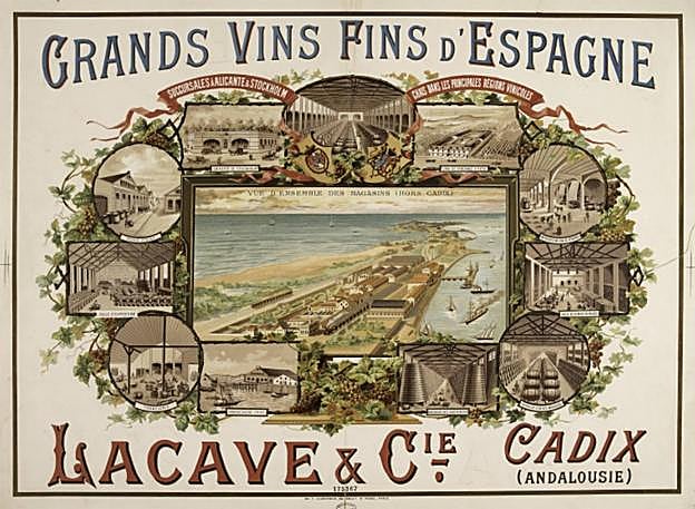 Lacave y Compañía, Cádiz, 1890. Bibliothèques spécialisées de Paris