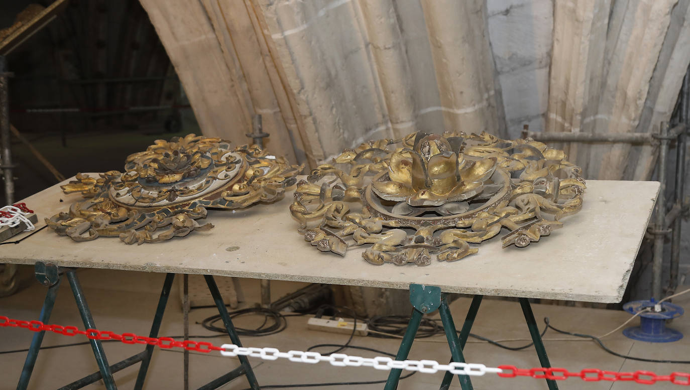 Fotos: Así es la catedral de Palencia vista desde sus obras