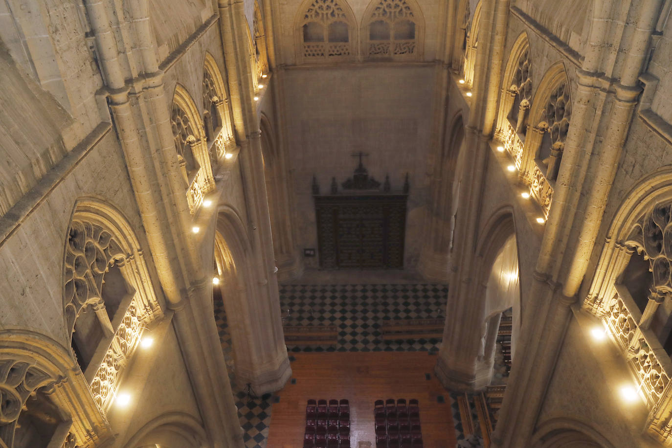 Fotos: Así es la catedral de Palencia vista desde sus obras