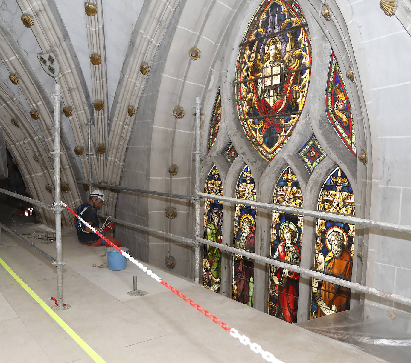 Fotos: Así es la catedral de Palencia vista desde sus obras