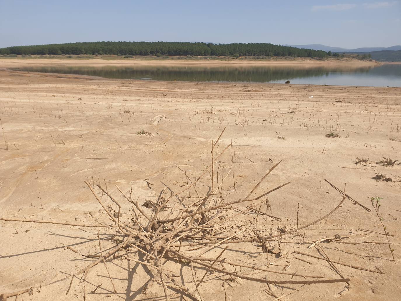 Fotos: La sequía produce estragos en el embalse de Aguilar de Campoo