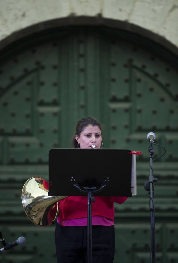 Fotos: El quinteto Respira inaugura el certamen Emplazados en el Atrio de Santiago