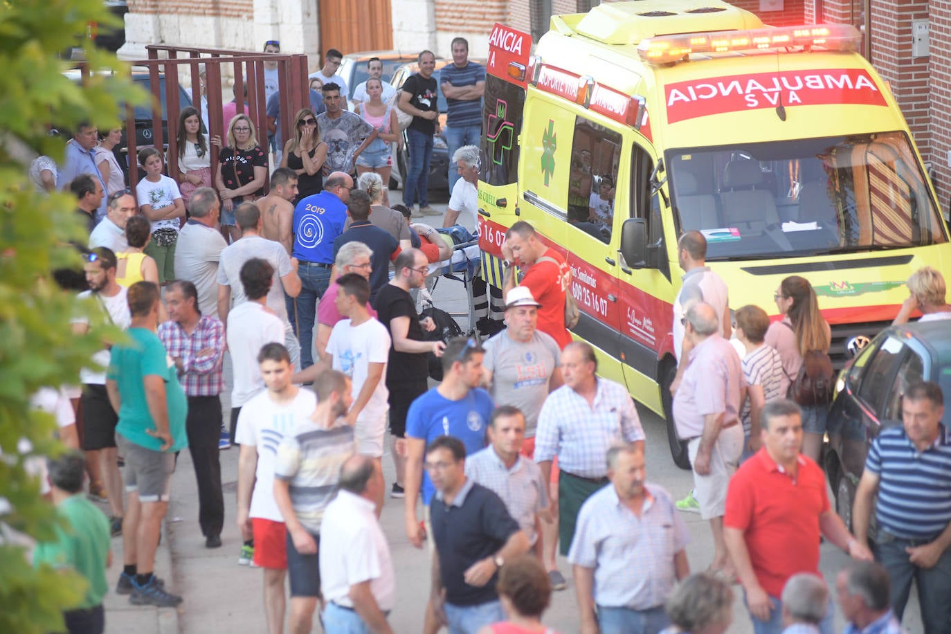 Un vecino de La Seca -F. S. de 45 años- ha resultado herido grave tras ser corneado en el encierro celebrado este sábado