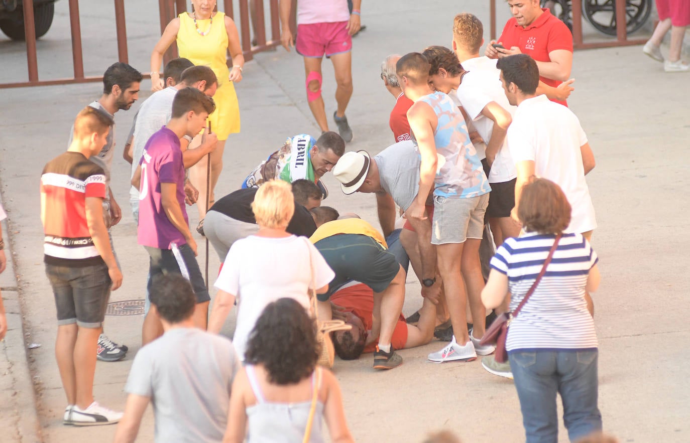 Un vecino de La Seca -F. S. de 45 años- ha resultado herido grave tras ser corneado en el encierro celebrado este sábado