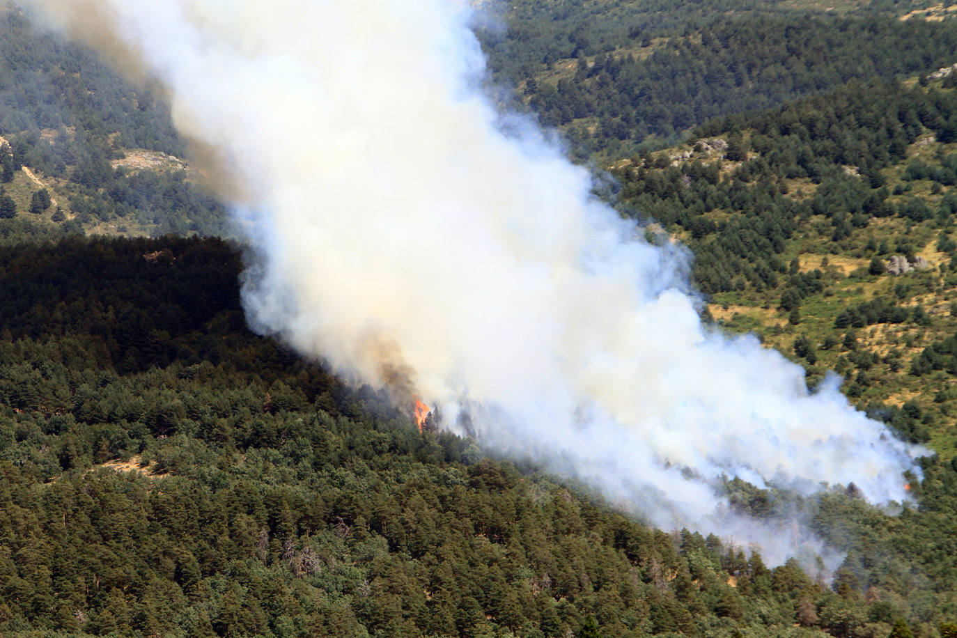 Fotos: LAS LLAMAS DEVORAN GUADARRAMA