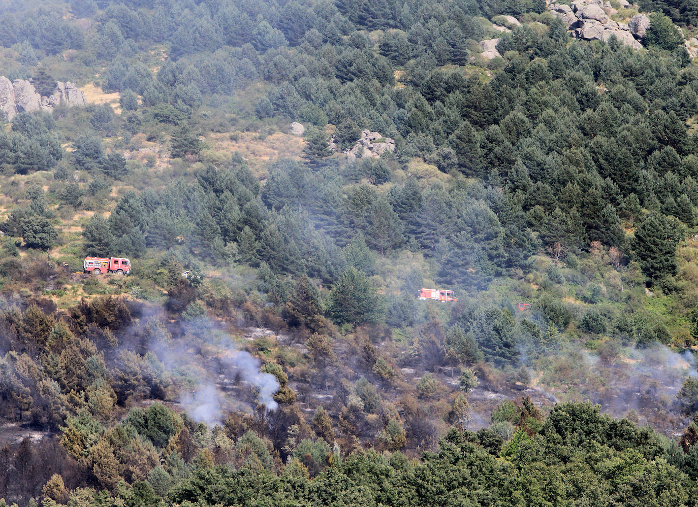 Fotos: LAS LLAMAS DEVORAN GUADARRAMA