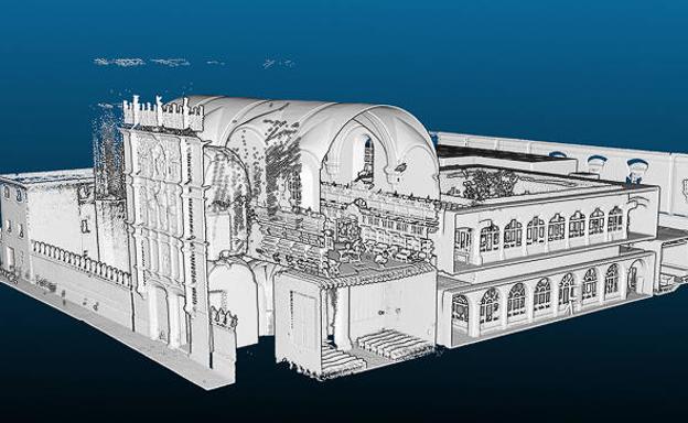 Renderizado del edificio de la Universidad.