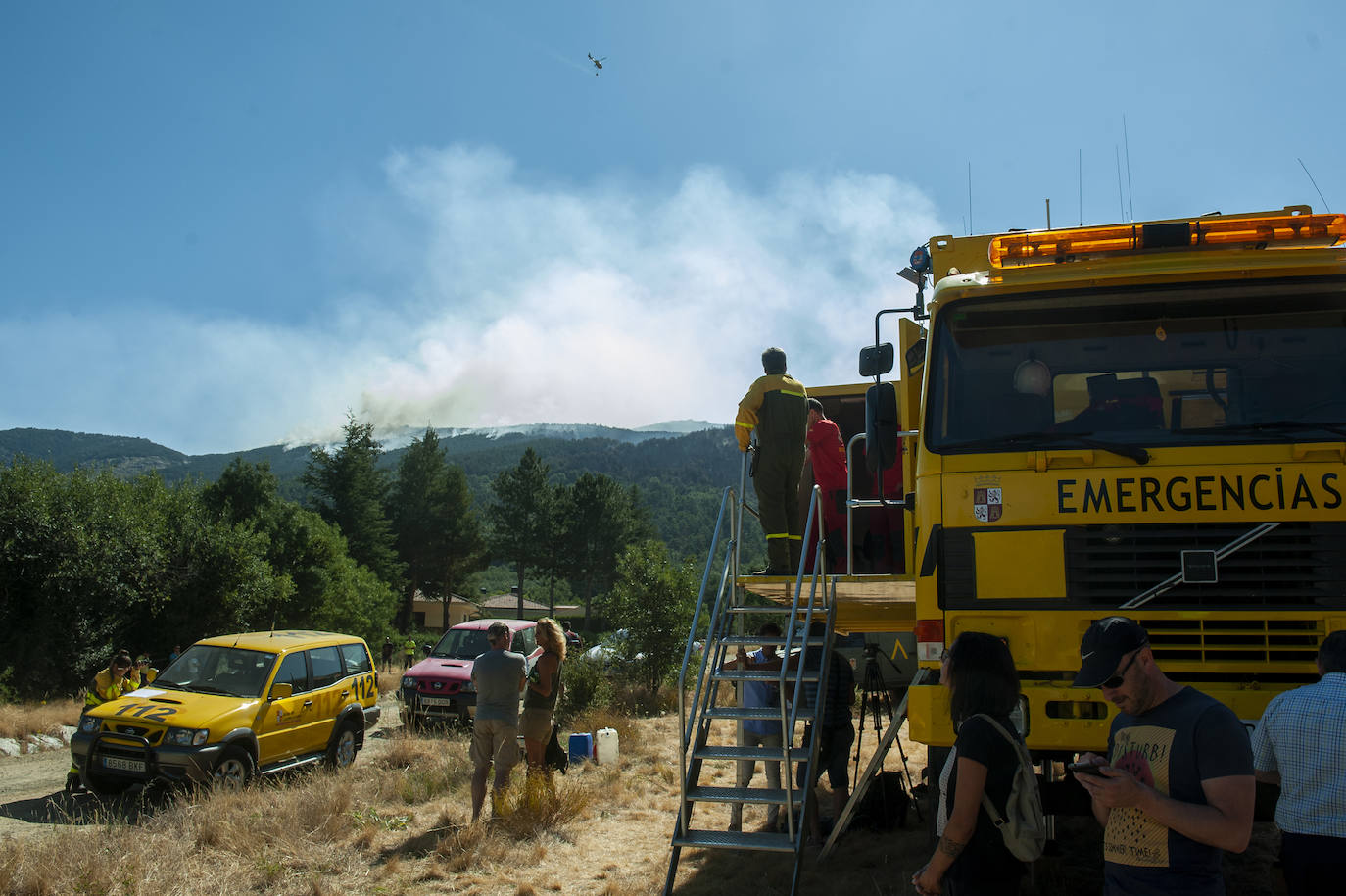 Fotos: Incendio en el Parque de Guadarrama, segundo día