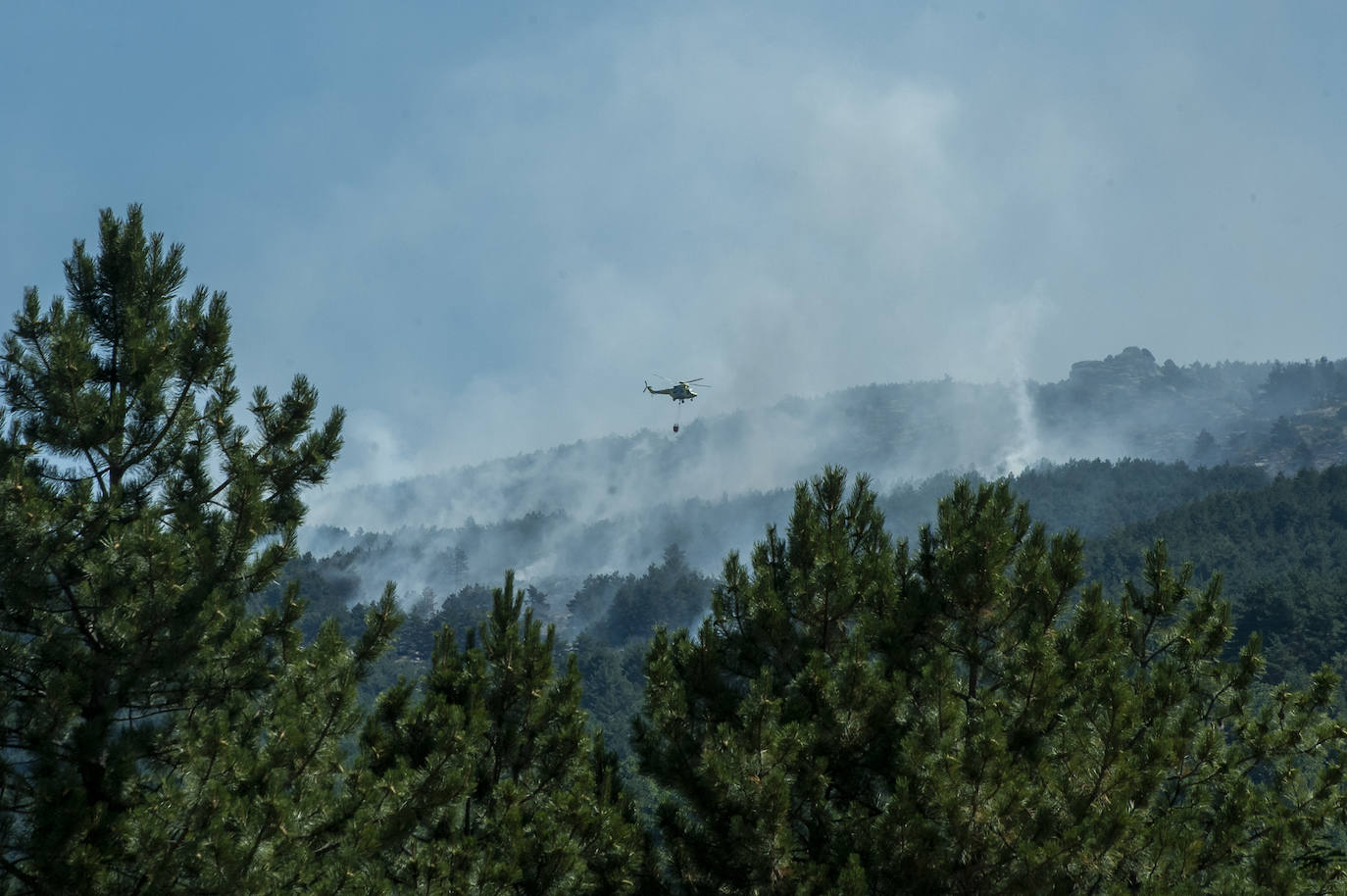 Fotos: Incendio en el Parque de Guadarrama, segundo día
